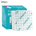 thumbnail image 1 of Homlyo 100pcs Waterproof Tattoo Bandage Roll Adhesive Wound Dressing Plaster Fixer Tape, 1 of 7