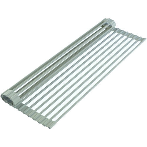 Homlyo 12 Tubes Roll-Up Drying Rack,Roll-up Drying Rack can be used as a trivet, colander, prep station, and more.