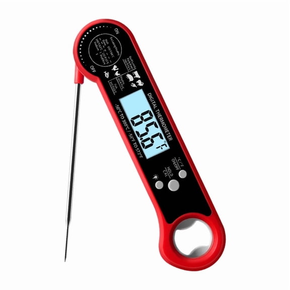 Homlyo Digital Instant Read Meat Thermometer, 180 Auto-Rotate Screen, IP65 Waterproof, Motion-Activated Control, Perfect Kitchen Gadget for Grilling BBQ Baking Candy Making