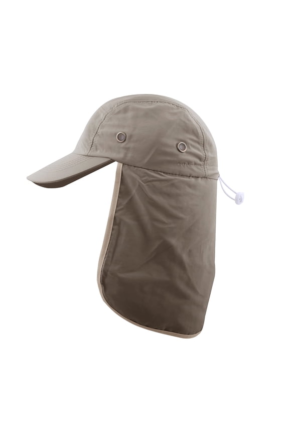 Men's UV Sun Protection Cap Foldable Quick Dry Lightweight with Neck Flap Cover Visor Hat