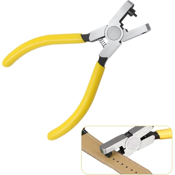 Homlyo Universal Handheld Watch Band Pliers Belt Hole Punch Eyelet Tool