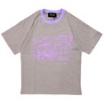 thumbnail image 1 of Homme + Femme Men's Auto Repair Shop Heavyweight Tee T-Shirt (Small, Sand/Purple), 1 of 2