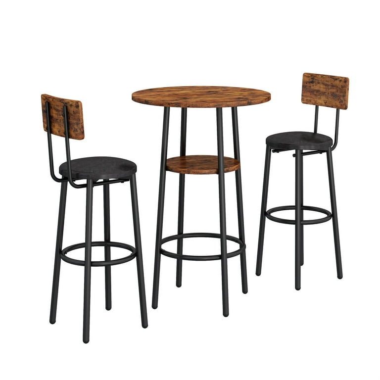 Hommoo Piece Pub Dining Set, Modern Round Dining Table Set for
