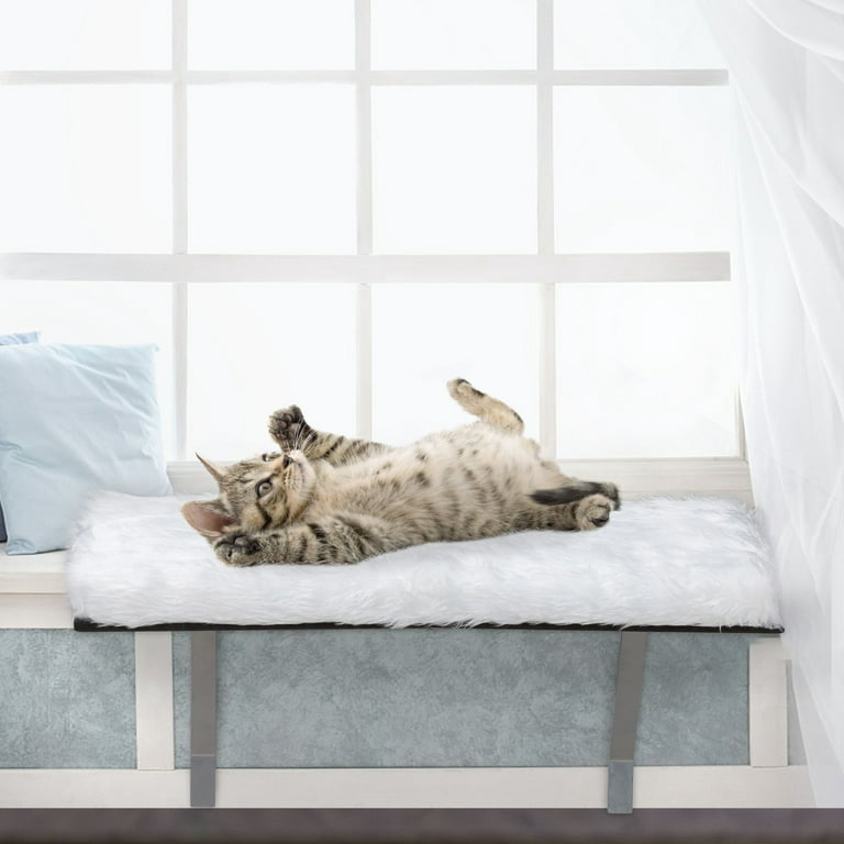 Topmart Window Sill Cat Perch,Kitty Sill,Cat Window Perch for Large Cats,Cat Window Seat,Cat Shelf for Window Sill,Window Cat Bed,Pet Window Perch