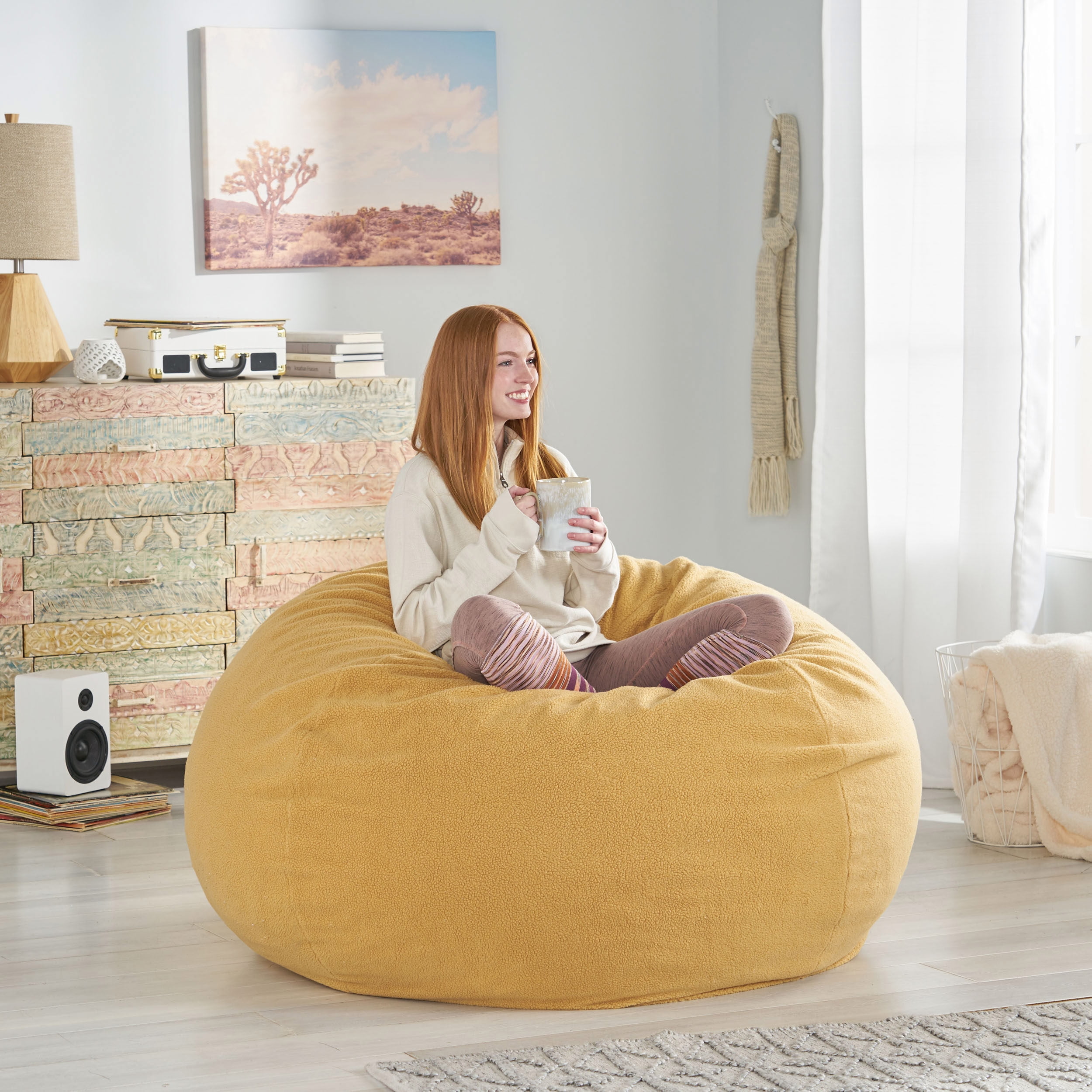 Homguava Bean Bag Chair Sofa Memory Foam Pre-Filled Bean Bag Chairs Stuffed  Beanbag Sofa Lazy Bean Bag Sofa for Adults, Teens for Gaming, Reading 