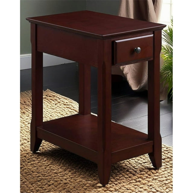 Hommoo Furniture,Vintage and Stylish Wooden Accent Table with Storage