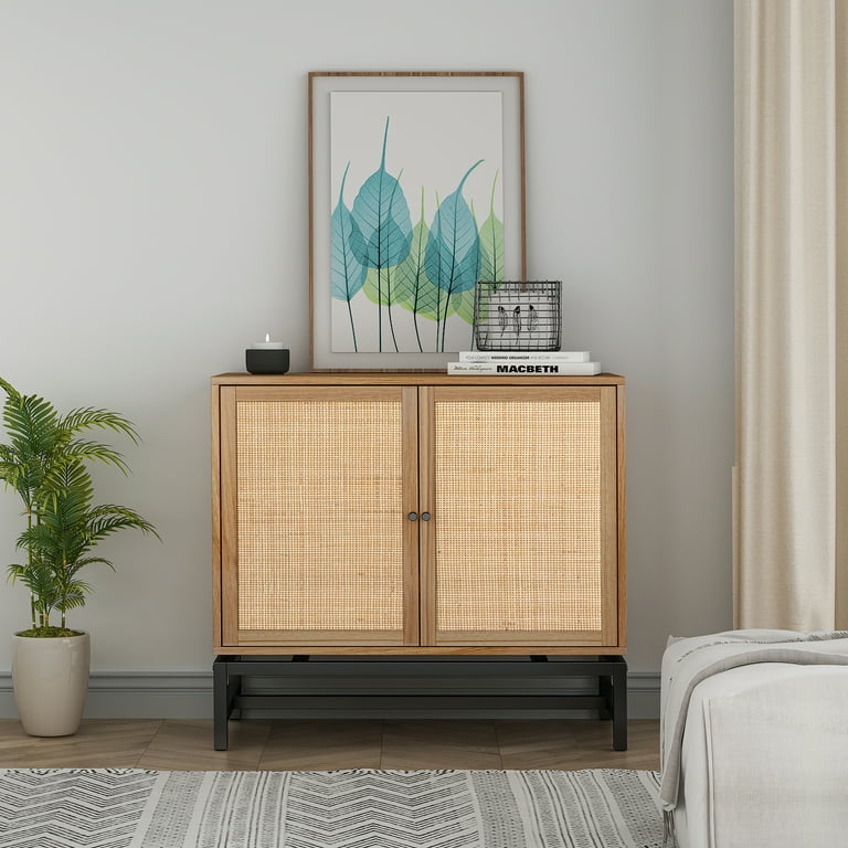 Rattan accent chest online