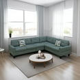 thumbnail image 1 of Hommoo Sofa Set,Calico 4-Piece Couch Living Room Sofa Set,Sectional Couches for Living Room,Dendrobium Green, 1 of 7