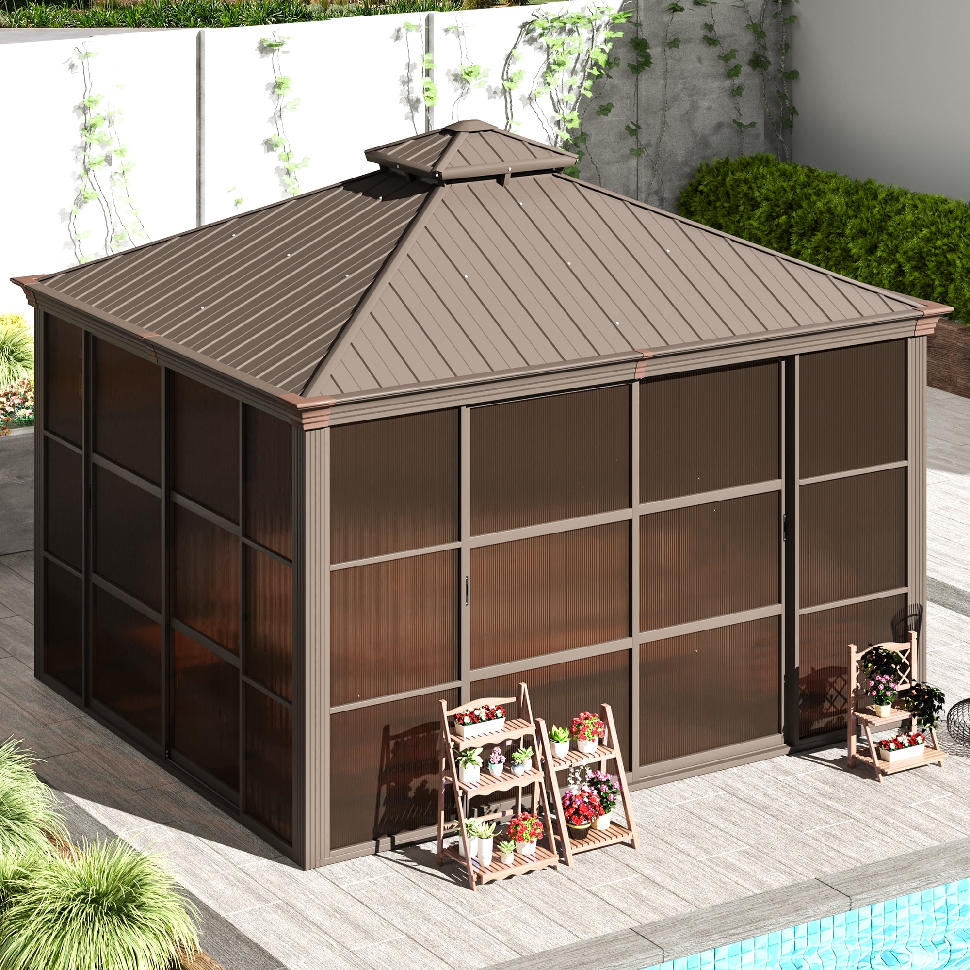 Hommow 10' x 12' Solarium Sunroom