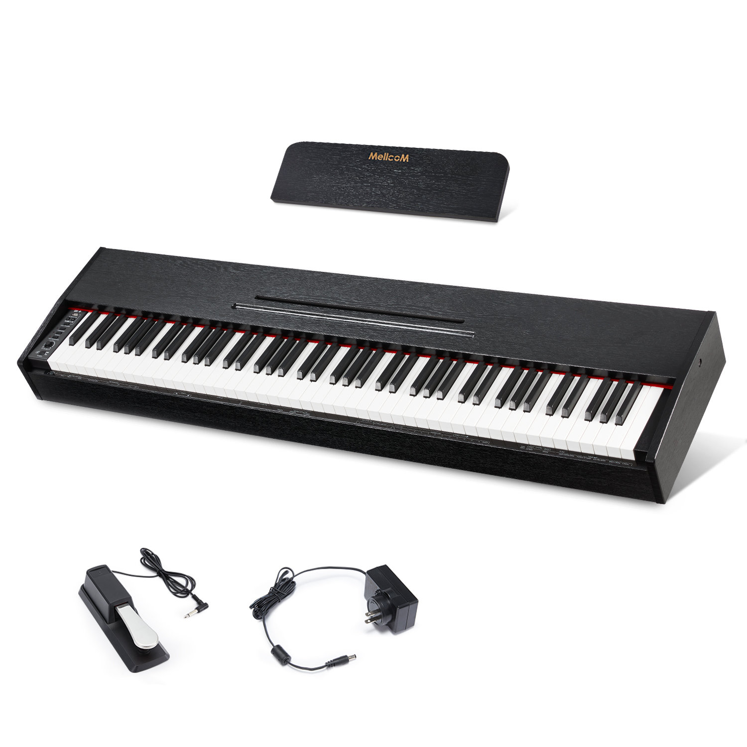 Hommow 88 Key FullSize Digital Piano Keyboard with Hammer Action