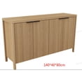 thumbnail image 1 of Hommpa Fluted Storage Cabinet Sideboard Large Buffet with Adjustable Shelves Multifunctional Accent Cabinet Console Cabinet for Living Room, 1 of 1