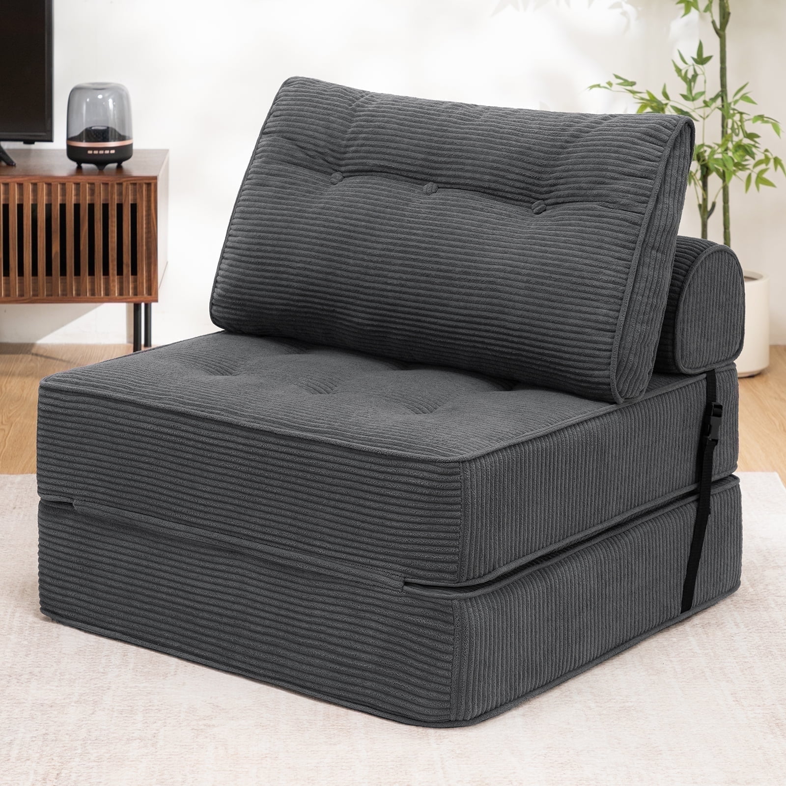 Hommpa Folding Sofa Bed Foldable Couch Bed Convertible Futon Chair