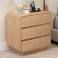 thumbnail image 1 of Hommpa Modern 3 drawers Nightstand with Charging Station for Bedroom, 1 of 9
