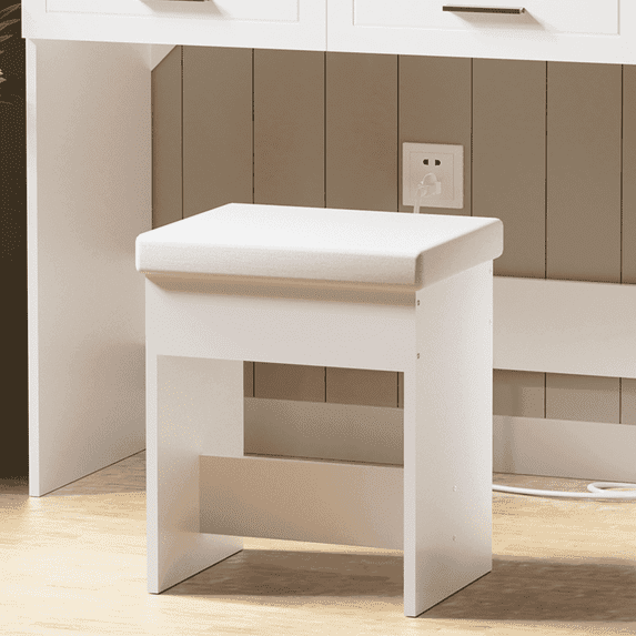 Hommpa Vanity Stool Chair, Makeup Chair for Small Chair Stool for Small Spaces, Desk Stool, Piano Stool for Bebroom and Makeup Room