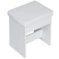 thumbnail image 1 of Hommpa Vanity Stool, Vanity Chair with Upholstered Seat, Piano Bench, Makeup Bench Dressing Stool, Vanity Seat for Entryway, Living Room, Bedroom, 1 of 6