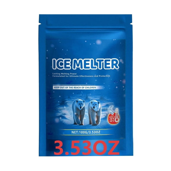Homng Ice Melt Safer for Concrete, Snow Salt Ice Melt, Salt for Snow and Ice Removal, Sidewalk Salt, Driveway Salt, Snow Melt Is Effective Up to -15
