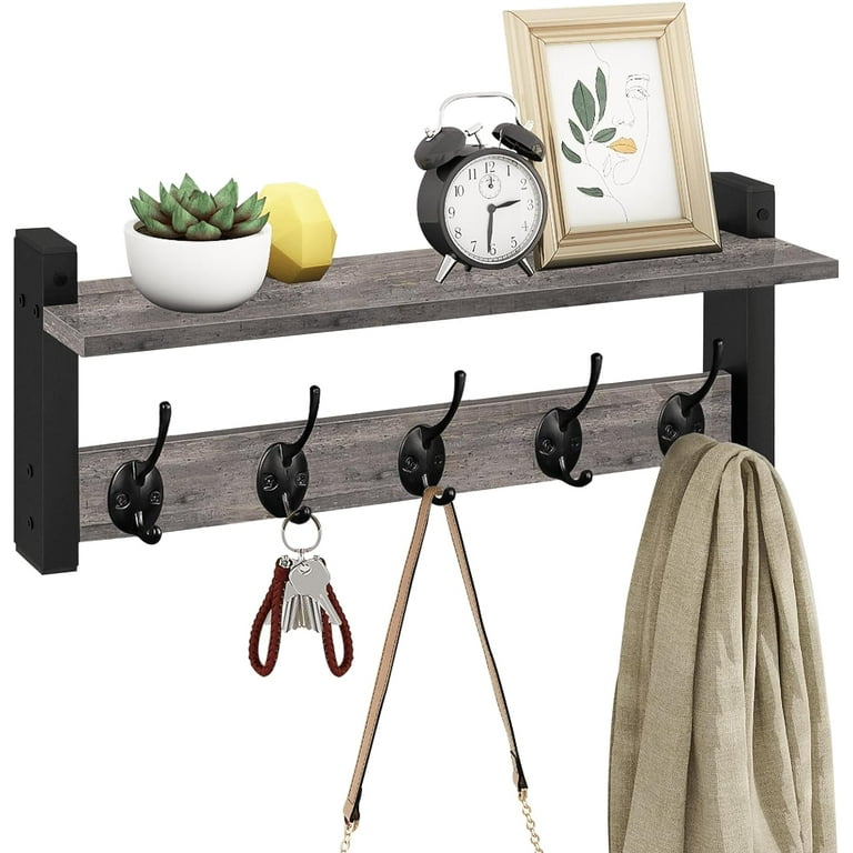 Entrance shelf with hooks hotsell