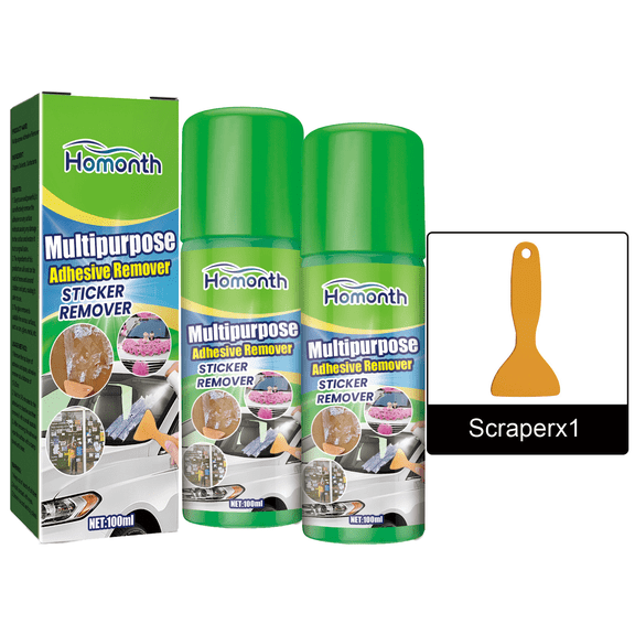 Homonth glue Remover: A multi-purpose glue remover for self-adhesive labels and double-sided tapes, leaving no residue after glue removal and cleaning
