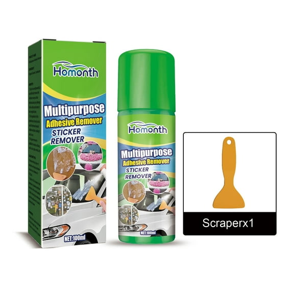 Homonth glue Remover: A multi-purpose glue remover for self-adhesive labels and double-sided tapes, leaving no residue after glue removal and cleaning
