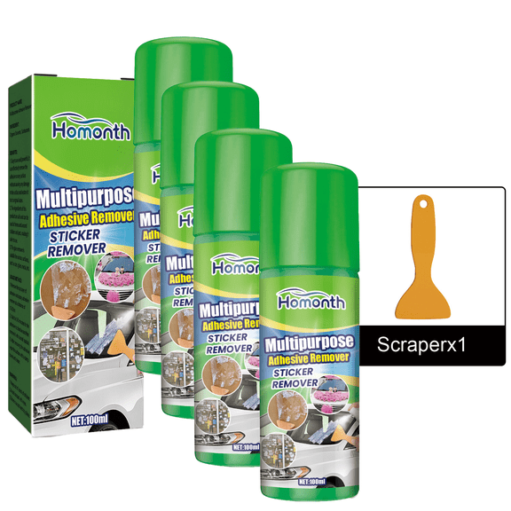 Homonth glue Remover: A multi-purpose glue remover for self-adhesive labels and double-sided tapes, leaving no residue after glue removal and cleaning