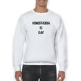 thumbnail image 1 of Homophobia Is Gay Tagline Sweatshirt Men -GoatDeals Designs, Male Small, 1 of 4