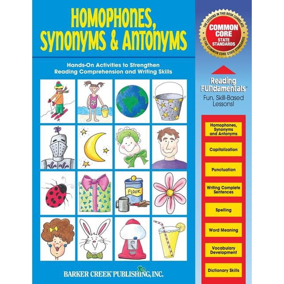 Reading Fundamentals - Homophones, Synonyms & Antonyms: Learn about Homophones, Synonyms & Antonyms (Paperback) by Carolyn Hurst
