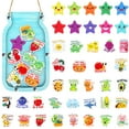 Homophonic Candy Reward Mason Jar for Kids Encourage Reward Chart for