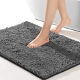 thumbnail image 1 of Homore Bathroom Rug,Non-Slip Bath Mat,Soft Cozy Shaggy Durable Thick Bath Rugs for Bathroom - 24''x 60'' Grey, 1 of 11