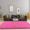 thumbnail image 1 of Homore Cute Fluffy Carpet Soft Washable Area Rugs for Bedroom/ Living Room Decoration, 6' x 9' , Hot-Pink, 1 of 7