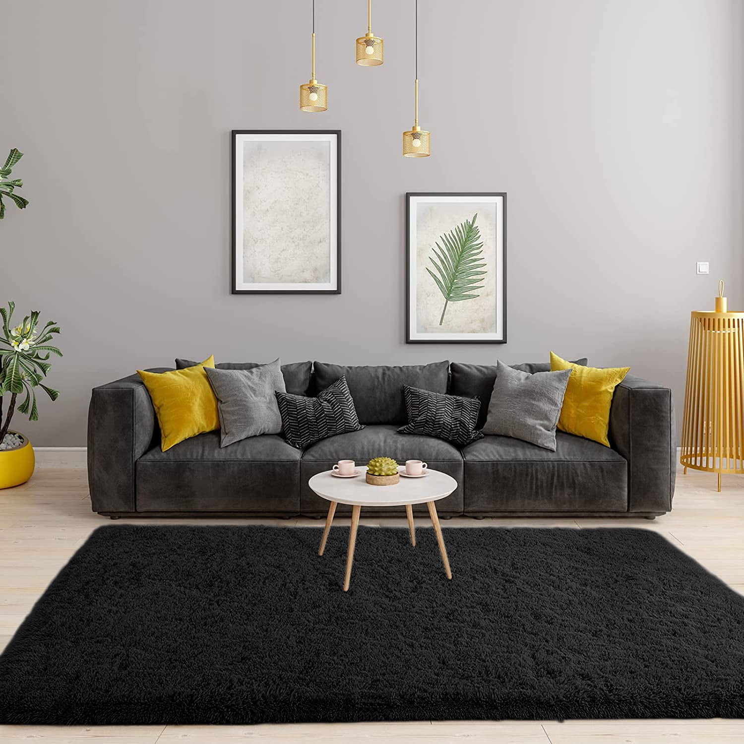 Homore Large Plush Area Rug for Bedroom, Nursery, Living Room, Fuzzy