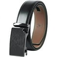 thumbnail image 1 of Mens Ratchet Belts,Hard To Buy For Golden Bull Leather Belt With Gift Box,With Automatic Buckle Adjustable Trim To Fit, 1 of 7