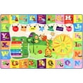 thumbnail image 1 of Homore Kids Learning Rugs Collection, Green Kids Play Rugs ABC Numbers Shapes Educational Area Rug 72"x 108", 1 of 8