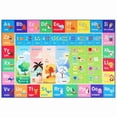 thumbnail image 1 of Homore Kids Play Rug ABC, Numbers & Animals Educational Rug for Bedroom 72" x 108" Colorful, 1 of 8