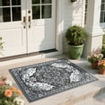 thumbnail image 1 of Homore Traditional Pattern Mystic Medallion Area Rug, 2' x 3', Black, 1 of 8