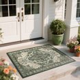 thumbnail image 1 of Homore Traditional Pattern Mystic Medallion Area Rug, 2' x 3', Green, 1 of 8