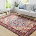 thumbnail image 1 of Homore Traditional Pattern Mystic Medallion Area Rug,8' x 10',Red, 1 of 7