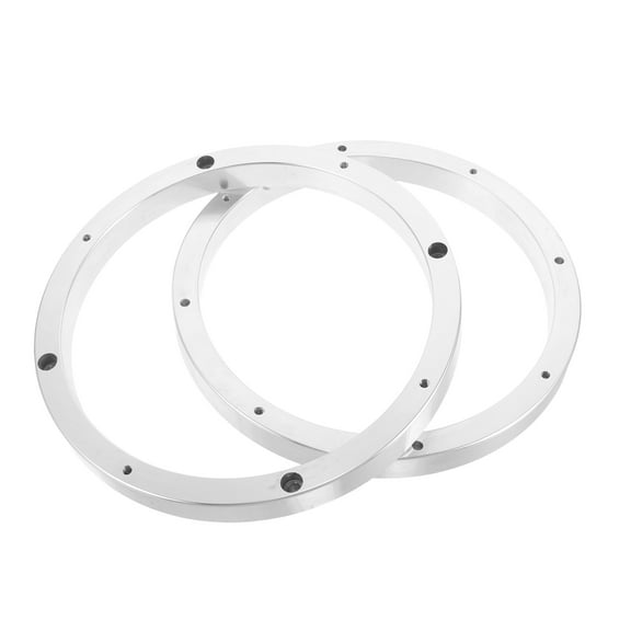 Homoyoyo Car Speaker Baffle Kits 1 Pair Aluminum Alloy Sound Insulation for Vehicle Audio Upgrade