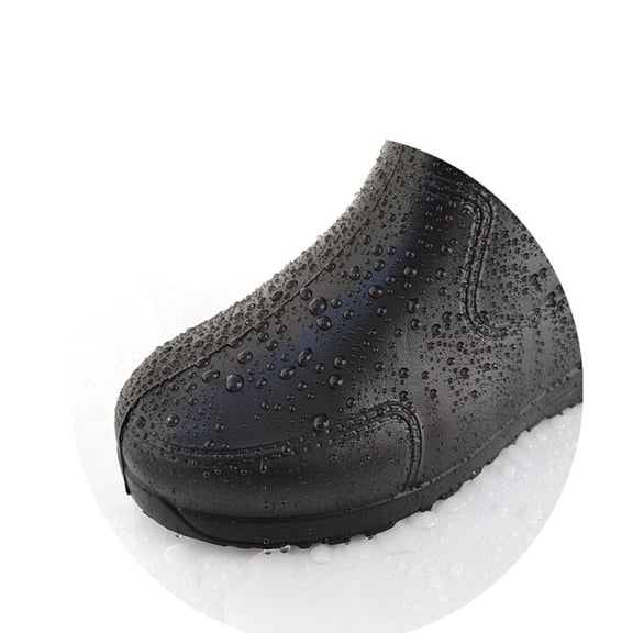 Homoyoyo Mens Waterproof Shoes Rain Shoes EVA Black 1 Pair Size 44