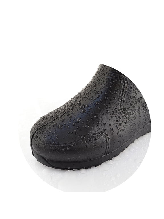 Men's Rain Shoes, EVA Material, Black Color, Size 44, -Resistant Outdoor Footwear, 1 Pair
