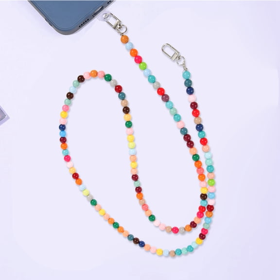 Homoyoyo Phone Beaded Phone Charms Plastic 1 Set