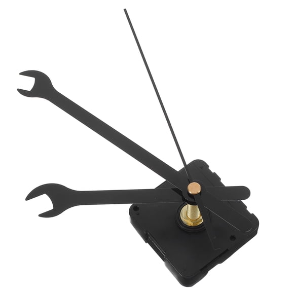 Homoyoyo Non-Ticking Clock Motor Kit Strong Quality Black Plastic 1Set