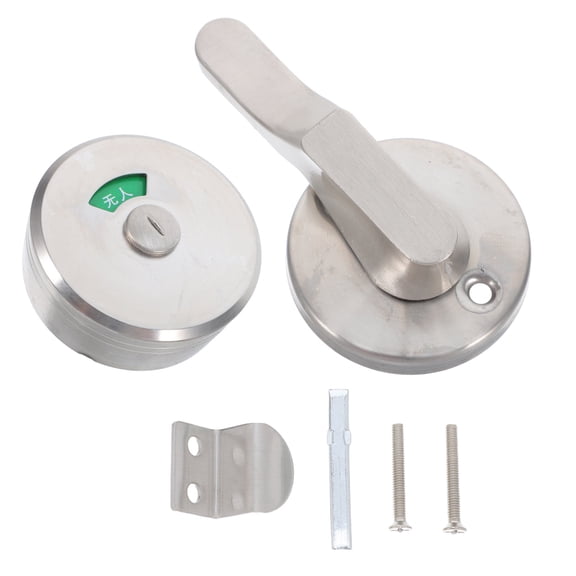 Homoyoyo Privacy Bolt Door Lock for Public Restrooms, and Easy to Install Bathroom Door Security Hardware Set