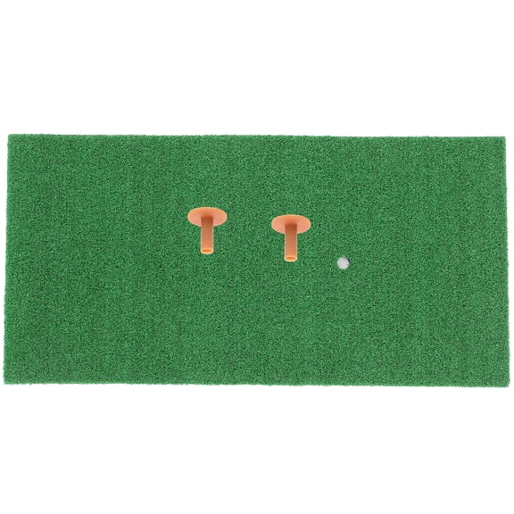 Homoyoyo Indoor Golf Game Mat Set, Realistic Green PP for Sports Training and Practice at Home or Office