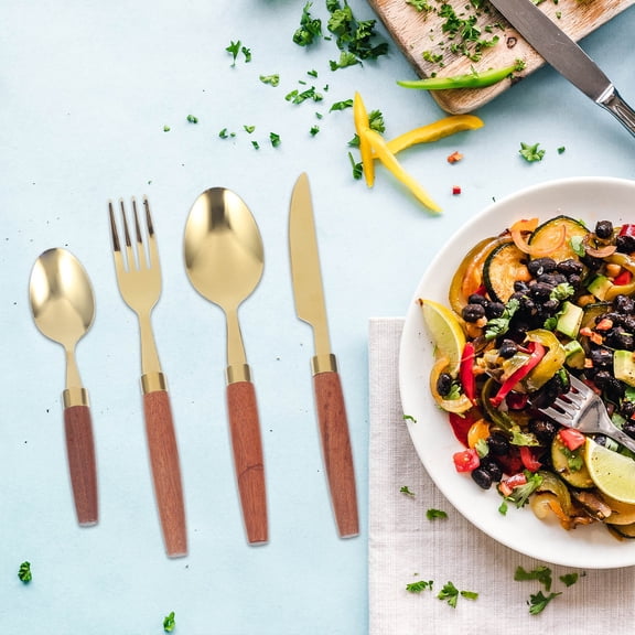 Homoyoyo Compact Camping Utensil Set - Reusable Lightweight Portable Outdoor Travel Cutlery for Hiking, Picnic, Backpacking