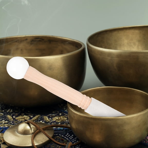 Homoyoyo Wooden Mallet for Rubber Singing Bowls - Multi-Purpose Sound Tool for Meditation, Yoga, and Home Relaxation
