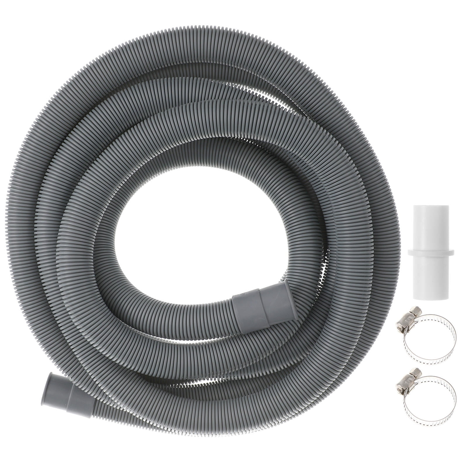 Homoyoyo 1 Set Universal Extension Hose 400cm In Length Grey Plastic For Home