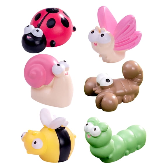 Homoyoyo 1 Set of Small Animal Figurines Resin Statues for Animal Enthusiasts