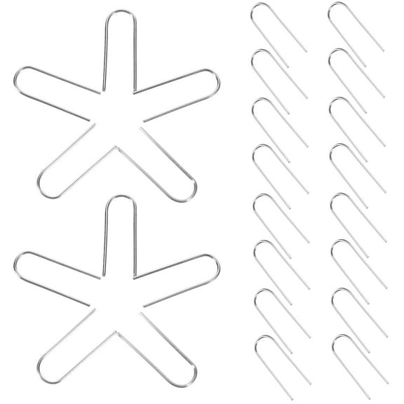 Homoyoyo Jewelry Making U Shaped Earring Hooks Nichrome 100Pcs