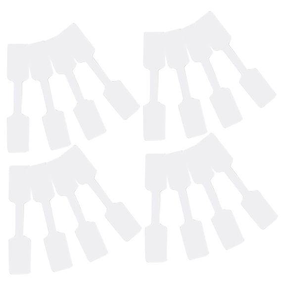 Homoyoyo 100Pcs Self Adhesive Cable Labels Writable Nylon Cord Tags for Easy Cable Identification