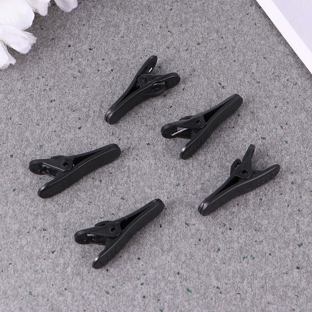 Clips Double Tube Pour Balai Et Pelle - Lot De 4 - Rangement Ménage